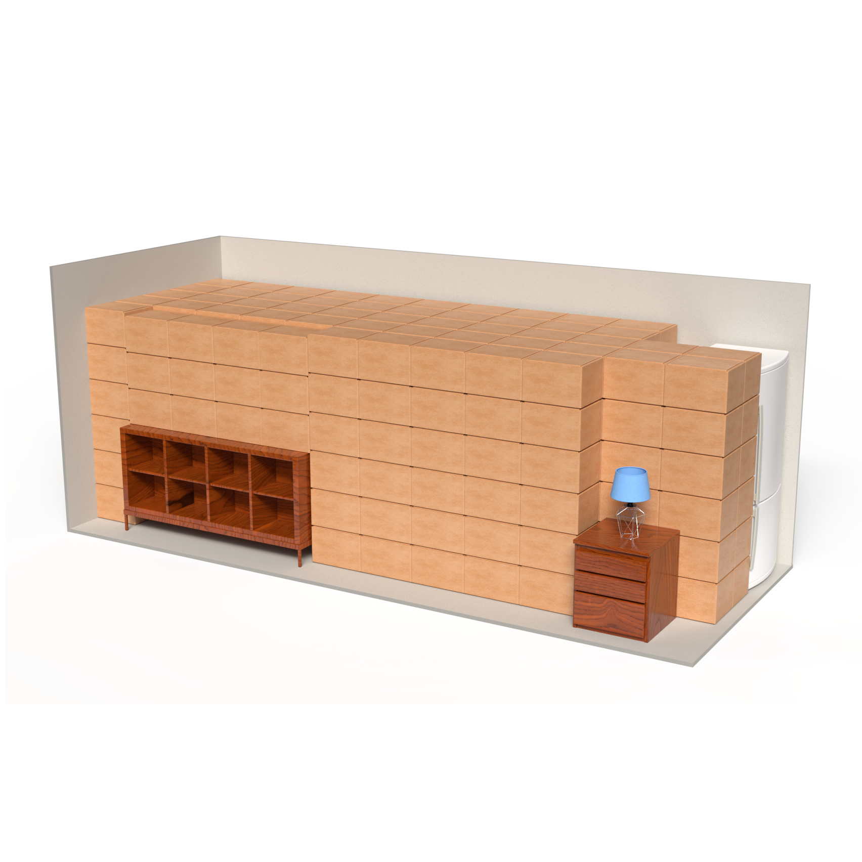 opslagcontainer van 33m3