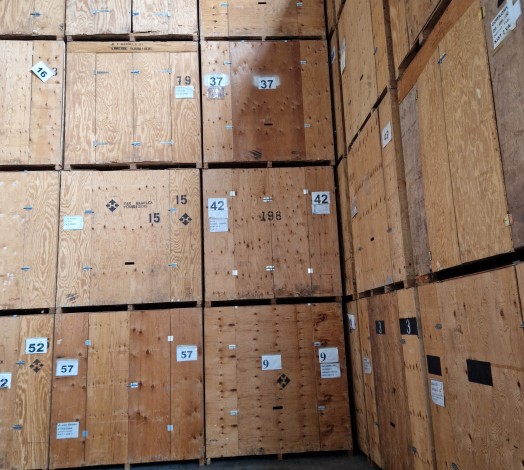 Opslagboxen bij Van Haarlem Verhuizers